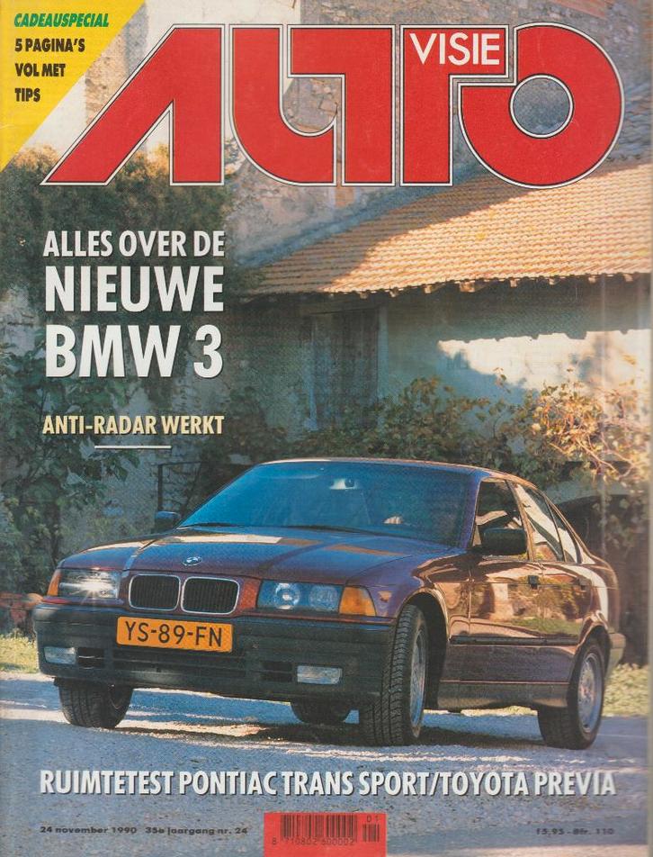 Testen van BMW E36 ( Compact - M3 ) in Autovisie e.a., Boeken, Auto's | Folders en Tijdschriften, Gelezen, BMW, Ophalen of Verzenden
