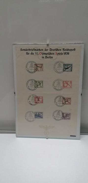 Olympische Spelen Berlijn 1936 - ww2 Postzegelcollectie beschikbaar voor biedingen