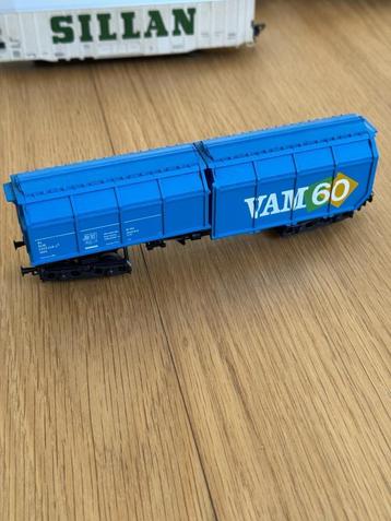 Roco & Fleischmann - Goederenwagons VAM & Sillan beschikbaar voor biedingen