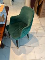 Groene Fauteuil met Stijlvolle Details, Gebruikt, Overige kleuren, Ophalen of Verzenden, Eén