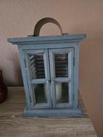 Houten Lantaarn met Glazen Deurtjes, Antiek en Kunst, Ophalen