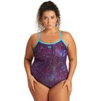 Nieuw Arena W Mountains Texture Light Drop Back Plus Badpak, C.da Cisterna, 84/85 62029 Tolentino (MC) Italië, Paars, Arena, Nieuw