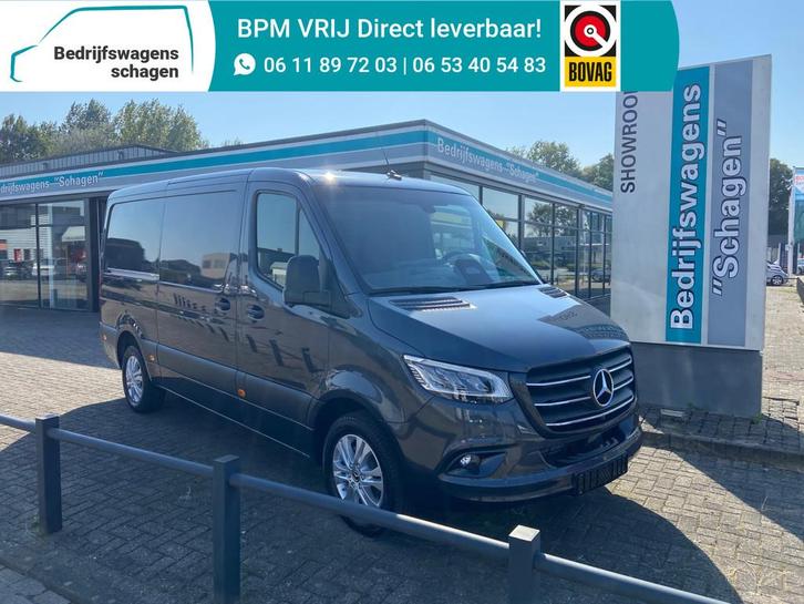 Mercedes-Benz Sprinter 319 CDI L2H1 Facelift | DIStronic | 3, Auto's, Bestelauto's, Bedrijf, Te koop, Achteruitrijcamera, Adaptive Cruise Control