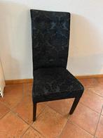 5 zwarte eetkamer stoelen van MEUBITREND, Huis en Inrichting, Stoelen, Ophalen, Gebruikt, Zwart, Stof