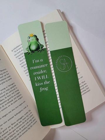 Handdrawn bookmark romance lover/reader beschikbaar voor biedingen