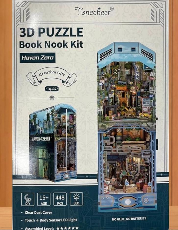 TONECHEER book nook  haven zero ACTIEPRIJS €49,95, Hobby en Vrije tijd, Modelbouw | Figuren en Diorama's, Nieuw, Diorama, 1:35 tot 1:50