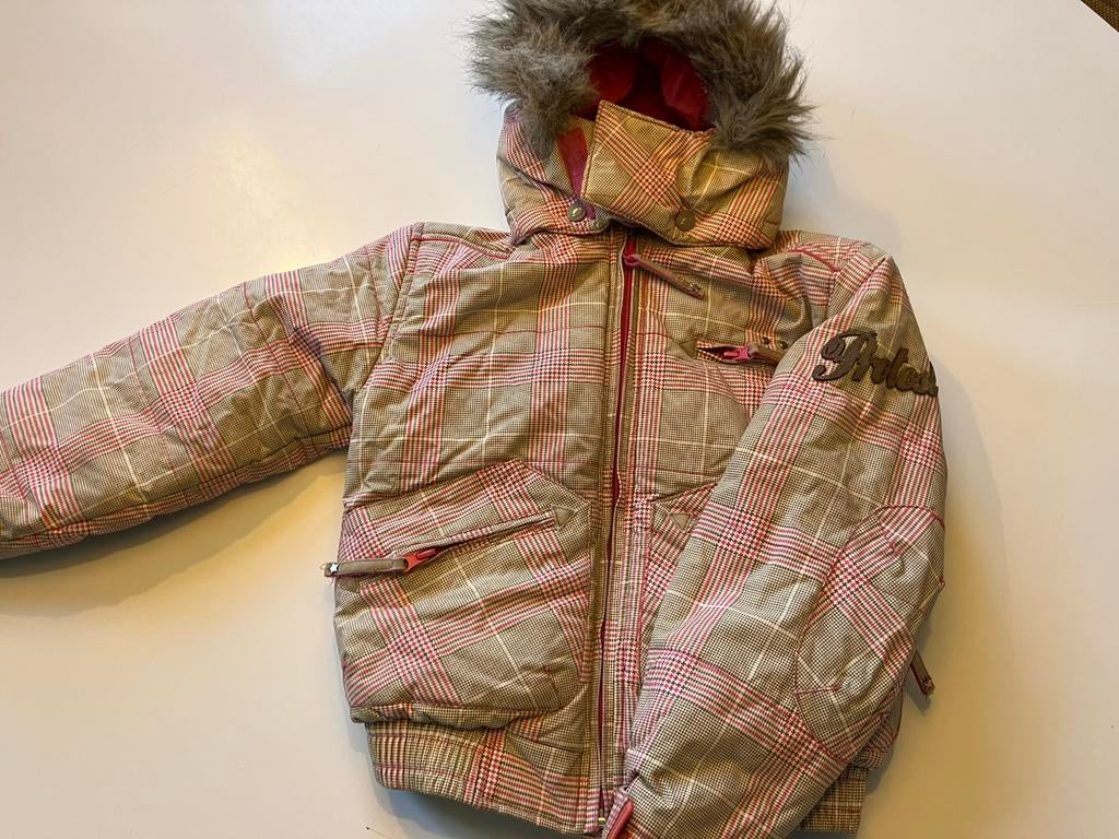 Mooie skijas Protest meisje 128, Kinderen en Baby's, Kinderkleding | Maat 128, Zo goed als nieuw, Meisje, Jas, Ophalen of Verzenden