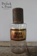 Oude antieke Franse apothekers pot Pulvis *Pronck & Praal*, Ophalen of Verzenden