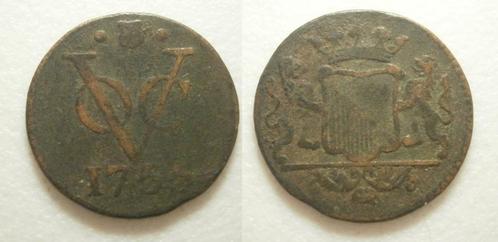 Utrecht VOC Duit 1755, Postzegels en Munten, Munten | Nederland, Losse munt, 1 cent, Vóór koninkrijk, Ophalen of Verzenden