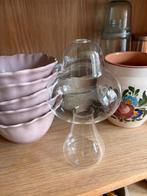 Paddenstoel vaas glas, Glas of Glazen, Ophalen of Verzenden, Overige stijlen, Glas