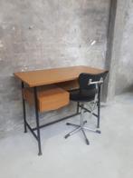 60's vintage bureau werktafel toonbank balie, Gebruikt, Ophalen of Verzenden, Bureau