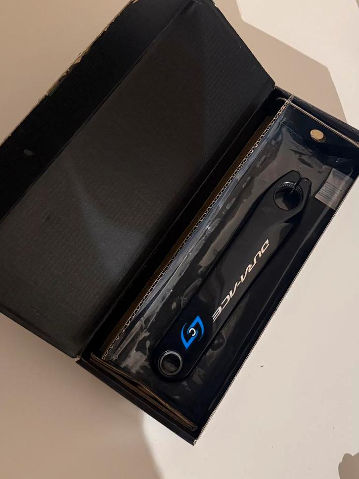 Dura Ace 9100 Powermeter Crank Stages Links 175mm, Fietsen en Brommers, Fietsonderdelen, Gebruikt, Racefiets, Crankstel of Pedalen