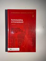 Rechtshandeling en Overeenkomst, Boeken, Ophalen of Verzenden, Zo goed als nieuw