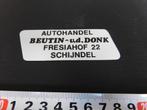 sticker schijndel autohandel beutin - vd donk fresiahof 22, Ophalen, Zo goed als nieuw