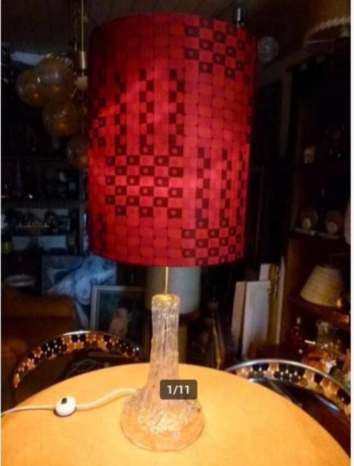 vintage exclusieve space age tafel- sideboardlamp 60er, Huis en Inrichting, Lampen | Overige, Zo goed als nieuw, Ophalen