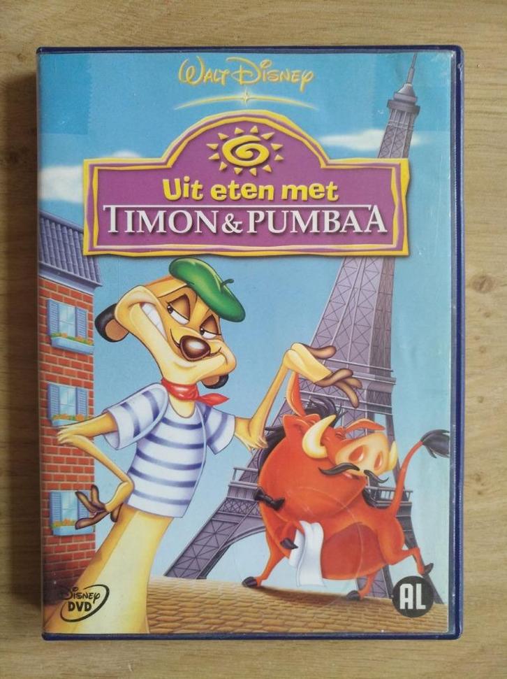 Disney DVD | Uit eten met Timon en Pumba, Cd's en Dvd's, Dvd's | Tekenfilms en Animatie, Zo goed als nieuw, Amerikaans, Alle leeftijden