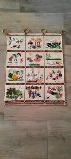 €20,00 BENAMINGEN MAANDEN VAN HET JAAR 60 x 45 cm MERKLAP, Ophalen of Verzenden, Nieuw