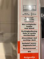 rolgordijn, Huis en Inrichting, Stoffering | Gordijnen en Lamellen, Ophalen, Wit, Licht verduisterend, Nieuw