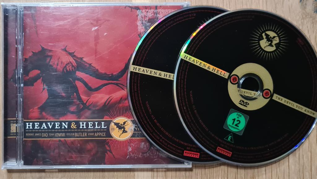 HEAVEN & HELL (Black Sabbath) - The devil you know ( CD/DVD), Ophalen of Verzenden, Zo goed als nieuw