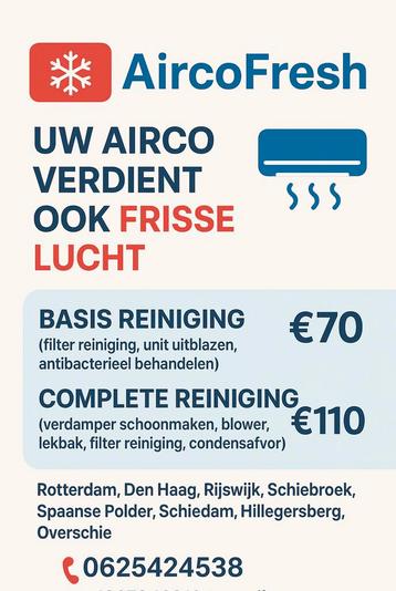 Airco Onderhoud beschikbaar voor biedingen