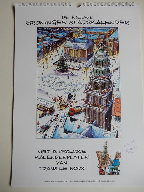 Verjaardagskalender getekend door Frans Le Roux gesigneerd, Verzamelen, Stripfiguren, Nieuw, Ophalen of Verzenden