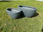 Nieuwe set bloembakken plantenbakken, Ophalen, Kunststof, Minder dan 60 cm, Rond