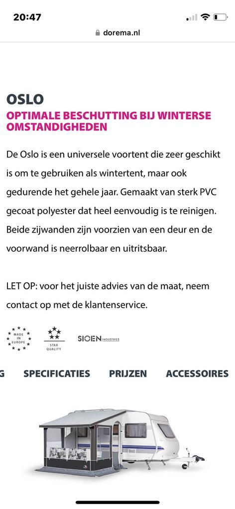 Voortent, Caravans en Kamperen, Tenten, tot en met 2, Zo goed als nieuw, Ophalen