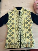 Gele blauwe vest vintage, Ophalen, Blauw, Munish, Zo goed als nieuw