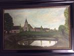 schilderij Hasselse kapel Tilburg, is gerestaureerd, Ophalen of Verzenden, Zo goed als nieuw, Schilderij