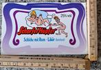 Vintage sticker Scharfer Hüpfer likeur strip naakte vrouw, Verzamelen, Ophalen of Verzenden, Zo goed als nieuw, Overige typen