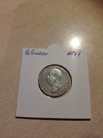 Zilveren 1/2 Gulden 1847 Willem II - Fraai++, Ophalen of Verzenden