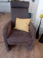 Leren stoel, Huis en Inrichting, Fauteuils, Ophalen of Verzenden, Zo goed als nieuw, 75 tot 100 cm