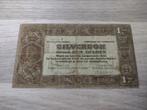 Biljet 1 gulden 1920, zilverbon oude type (1 letter), 1 gulden, Ophalen of Verzenden