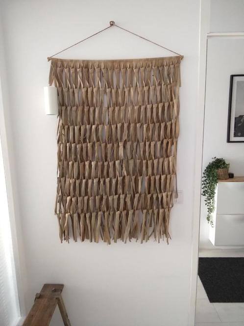 Gaaf wandkleed van natuurlijk materiaal, Huis en Inrichting, Woonaccessoires | Wanddecoraties, Zo goed als nieuw, Ophalen of Verzenden