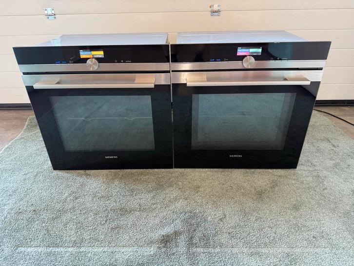 Luxe siemens combi-oven met bijpassende combi-stoom, Witgoed en Apparatuur, Ovens, Zo goed als nieuw, Inbouw, Oven met grill, 60 cm of meer