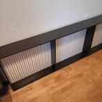 Ikea Hemnes bedlades zwartbruin, Ophalen, Wit, Tweepersoons, Zo goed als nieuw