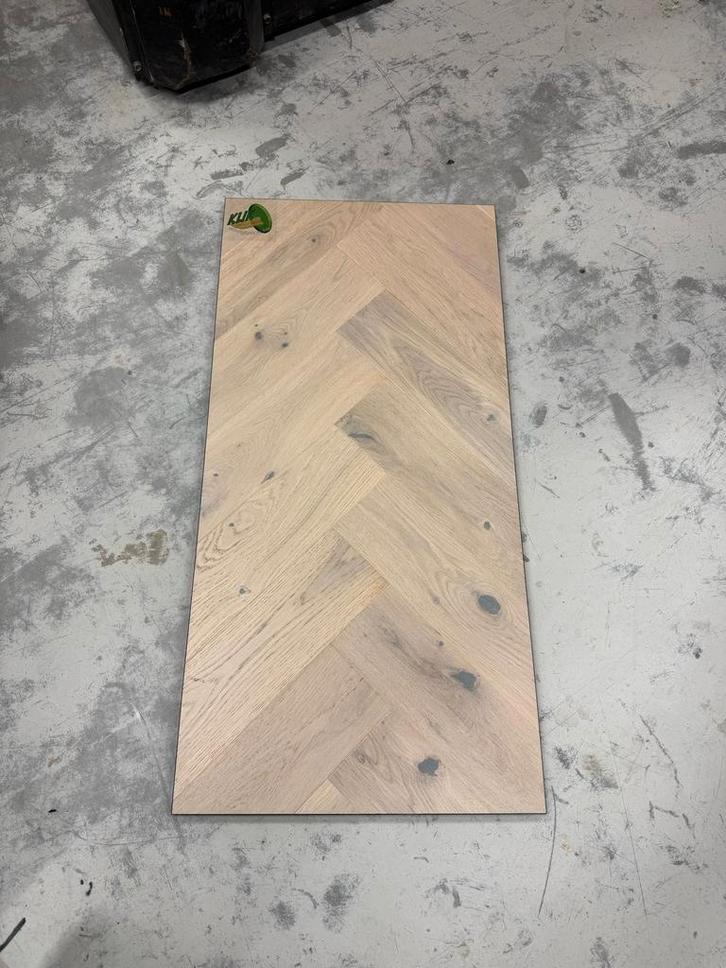 barlinek visgraat echt hout, Huis en Inrichting, Stoffering | Vloerbedekking, Nieuw, Parket, Wit, 75 m² of meer, Ophalen of Verzenden