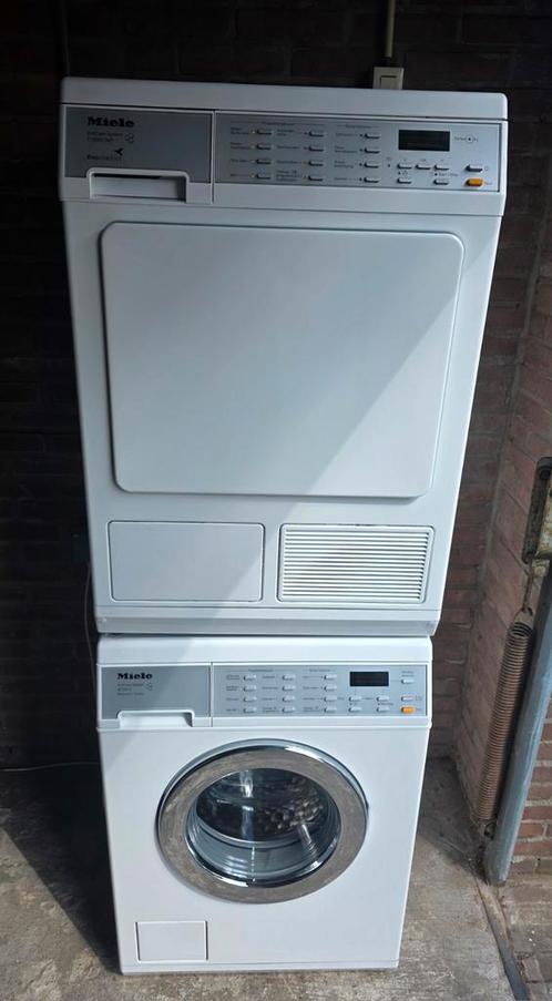 Miele SoftCare 8kg warmtepompdroger + wasmachine A++, Witgoed en Apparatuur, Was-droogcombinaties, Zo goed als nieuw, 8 tot 10 kg
