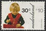 Nederland 1972 1021 Kind, Johan Friso, Gest, Postzegels en Munten, Postzegels | Nederland, Ophalen of Verzenden, Na 1940, Gestempeld