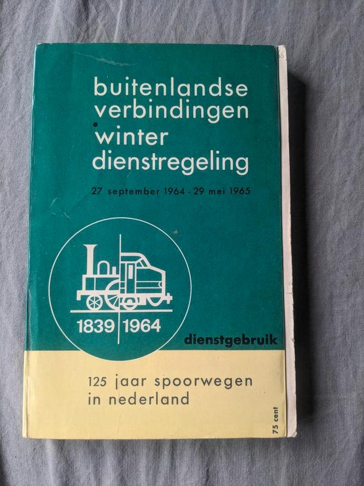 NS Spoorboekje Buitenland 1964-1965, Verzamelen, Spoorwegen en Tramwegen, Ophalen of Verzenden