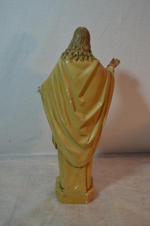 Groot oud Jezus heilig hart beeld, Antiek en Kunst, Antiek | Religie, Ophalen of Verzenden