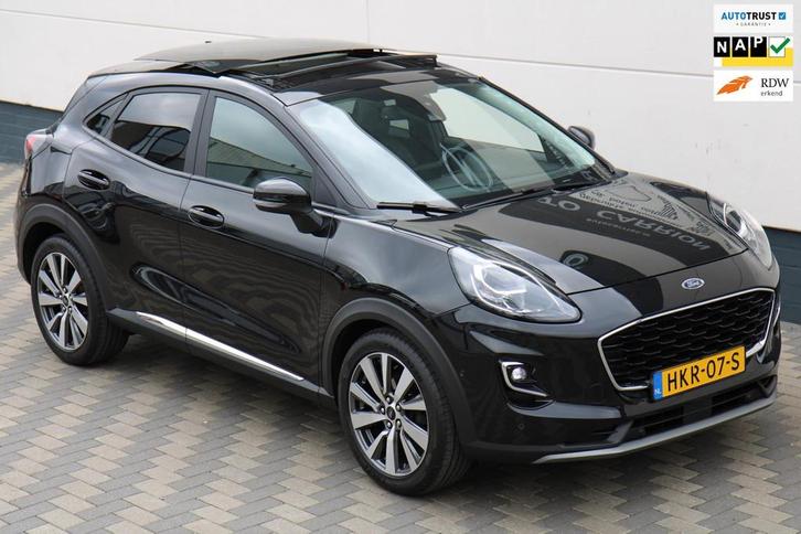 Ford Puma 1.0 Hybrid Pano LED Camera Carplay Massage B&O, Auto's, Ford, Bedrijf, Te koop, Puma, ABS, Achteruitrijcamera, Adaptive Cruise Control