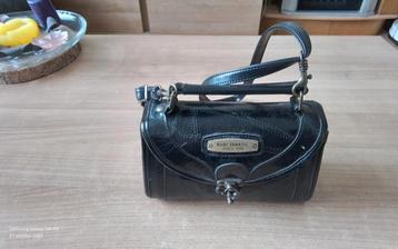 Vintage Marc Chantal Handtas Zwart leer. partwork beschikbaar voor biedingen