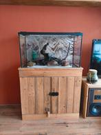 Aquarium 80 cm + kast MOET WEG, Ophalen, Gebruikt, Leeg aquarium