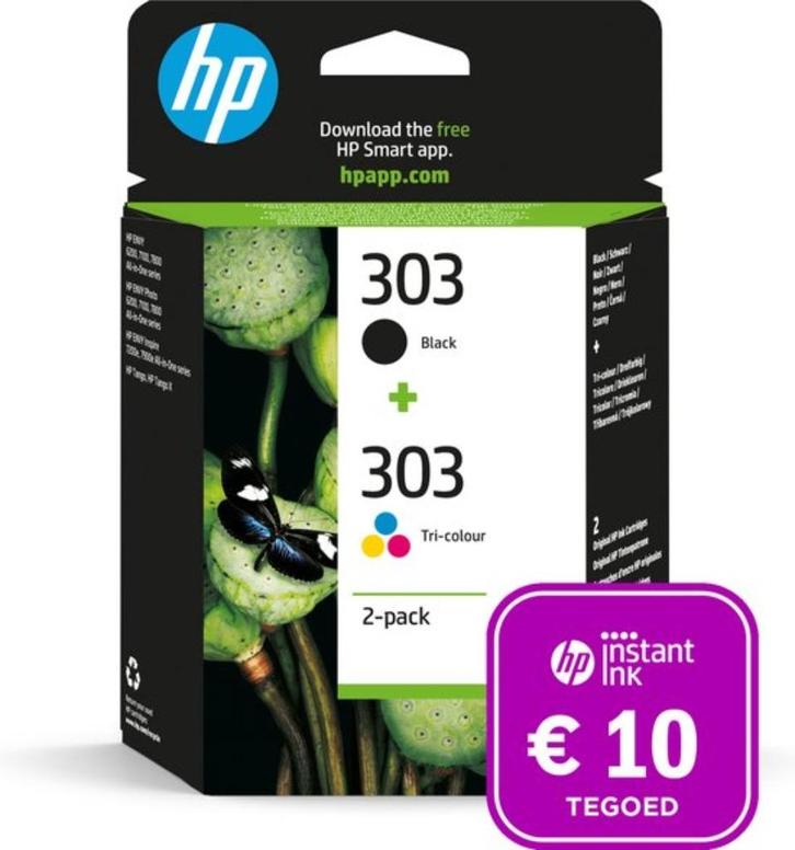 HP 303 - Inktcartridge - Origineel - Kleur & Zwart, Computers en Software, Printerbenodigdheden, Nieuw, Cartridge, Verzenden