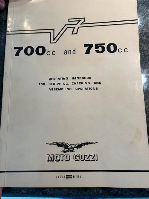 origineel fabrieks werkplaatshandboek MGuzzi V7 Special, Motoren, Handleidingen en Instructieboekjes, Moto Guzzi, Ophalen of Verzenden
