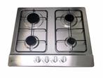 Gaskooktoestel 4 pits inbouw met vlambeveiliging P/B € 159,-, Witgoed en Apparatuur, Kookplaten, Nieuw, Inbouw, Gas, 4 kookzones