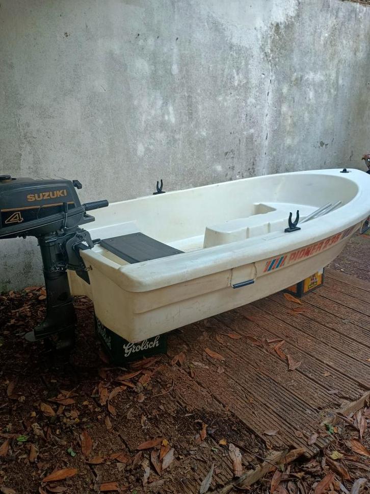 Pioner 8  met Suzuki 4pk - Onverwoestbaar!, Watersport en Boten, Accessoires en Onderhoud, Overige typen, Ophalen
