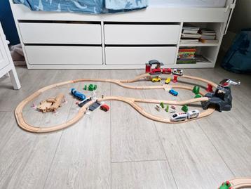 Playtive & Eichhorn houten Treinbaan met zelfrijdende trein beschikbaar voor biedingen