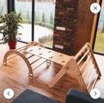Montessori klim driehoek + klimboog met glijplank - NIEUW, Kinderen en Baby's, Speelgoed | Houten speelgoed, Ophalen of Verzenden